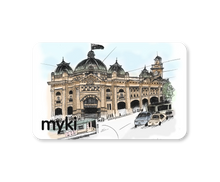 Load image into Gallery viewer, Through The Heart Of Melbourne With Myki Logo
