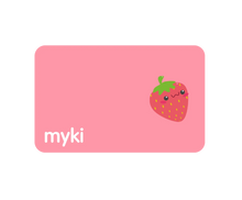 Load image into Gallery viewer, Strawberry Sticker With Myki Logo
