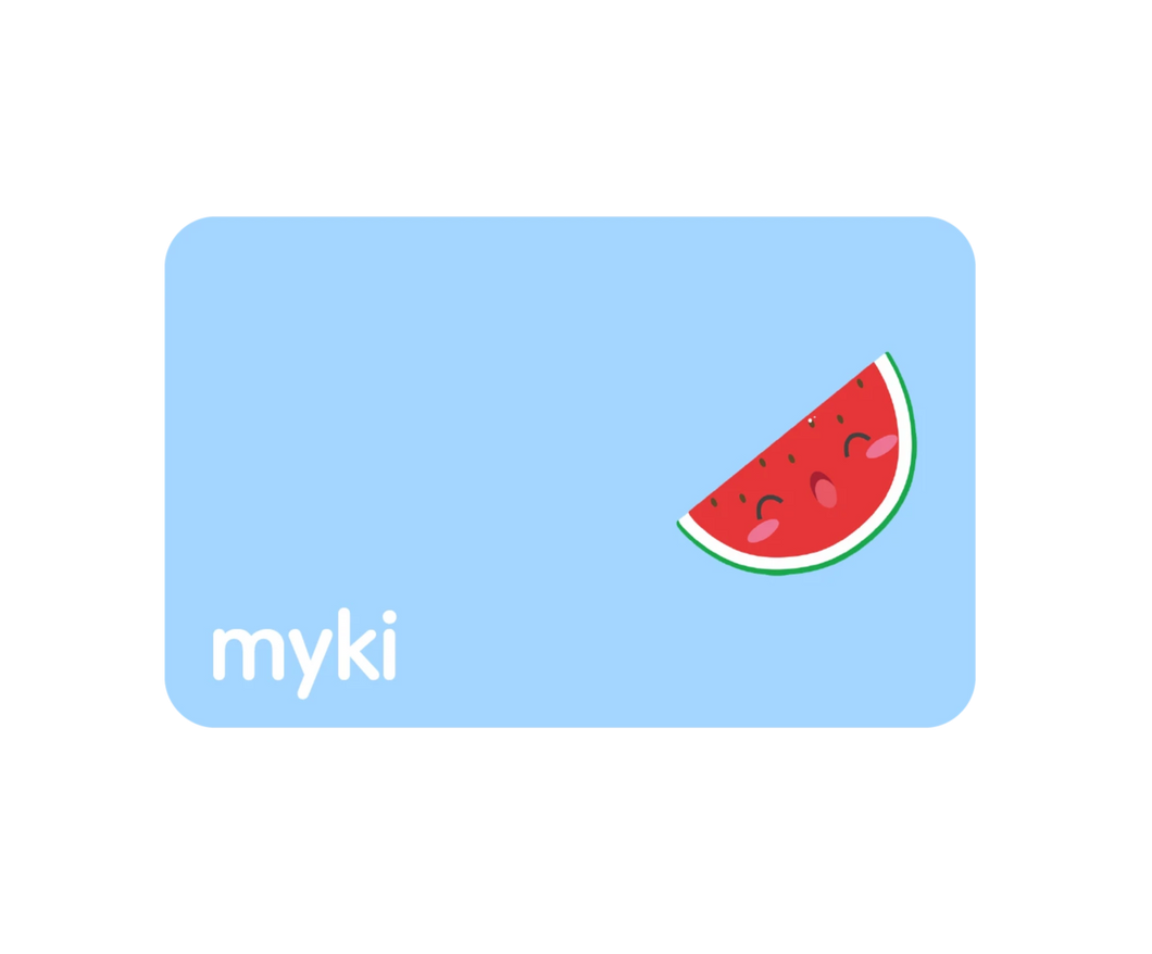 Watermelon Sticker With Myki Logo